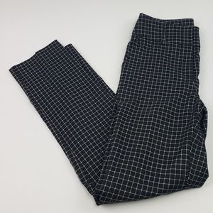 Fashion Nova black/white grid pants